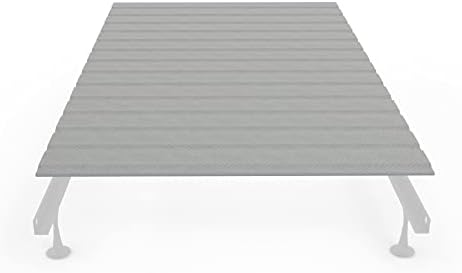 0.75-Inch Horizontal Wooden Bunkie Board/Bed Slats with Cover, Enhance Mattress Support, Twin, Grey 0.75-Inch Horizontal Wooden Bunkie Board/Bed Slats with Cover, Enhance Mattress Support, Twin, Grey