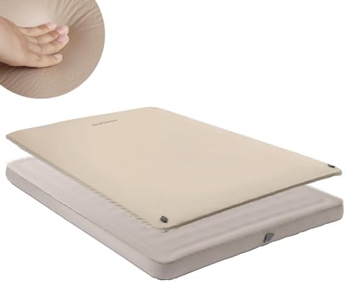 WOLF WALKER Air Mattress with Built in Electric Pump Comfort Elevated Inflatable Mattress Queen Size Twin Self-Inflation Airbed Portable for Camping Travel Home Sleeping Outdoor Guests WOLF WALKER Air Mattress with Built in Electric Pump Comfort Elevated Inflatable Mattress Queen Size Twin Self-Inflation Airbed Portable for Camping Travel Home Sleeping Outdoor Guests
