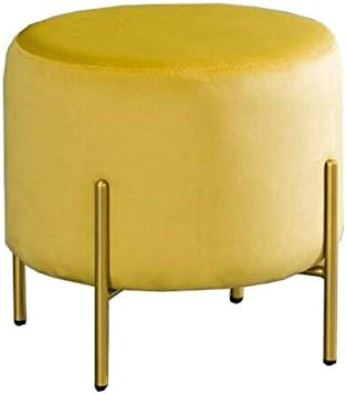 Ottoman,Iron Dressing Stool丨Makeup Chair for Bedroom Bedside丨Creative Low Sofa Stool Change Shoe Footstool-42x42x40cm Ottoman,Iron Dressing Stool丨Makeup Chair for Bedroom Bedside丨Creative Low Sofa Stool Change Shoe Footstool-42x42x40cm