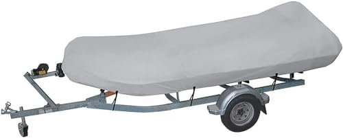 Outdoor Boat Covers Tent Inflatable Rib Boat/Dinghy Waterproof Cover Heavy Duty 600d Oxford Fabric Sun Resistant Inflatable Boat Cover Rubber Protection Dinghy Fishing Kayak (Color : Grey, Size : 47 Outdoor Boat Covers Tent Inflatable Rib Boat/Dinghy Waterproof Cover Heavy Duty 600d Oxford Fabric Sun Resistant Inflatable Boat Cover Rubber Protection Dinghy Fishing Kayak (Color : Grey, Size : 47