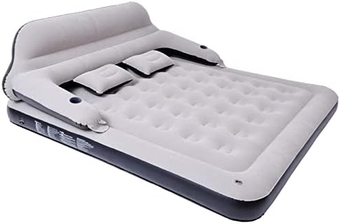 King Size Inflatable Air Mattress Sofa Bed for Camping with Adjustable Back Sofa(No Air Pump) King Size Inflatable Air Mattress Sofa Bed for Camping with Adjustable Back Sofa(No Air Pump)