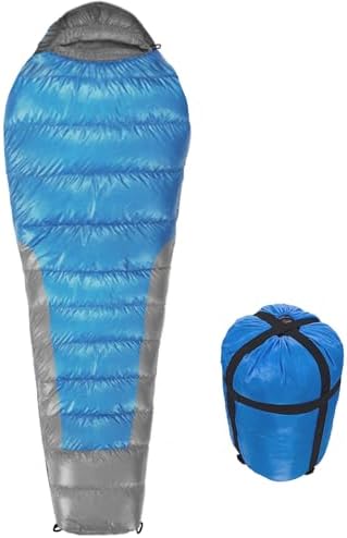 Camping Sleeping Bag, Mummy Style Waterproof Warm and Cold Weather Sleeping Bag for Adults and Teens for Camping, Outdoor, Hiking & Backpacking Above 20 Degrees Fahrenheit (Blue) Camping Sleeping Bag, Mummy Style Waterproof Warm and Cold Weather Sleeping Bag for Adults and Teens for Camping, Outdoor, Hiking & Backpacking Above 20 Degrees Fahrenheit (Blue)