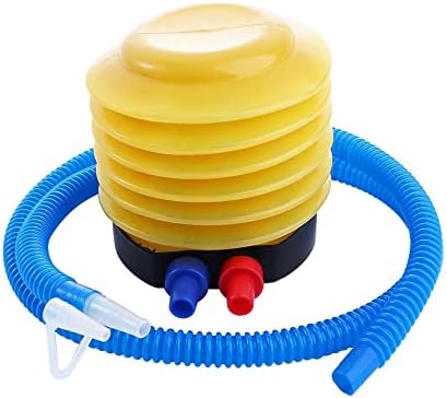 Foot Air Pump, Portable Plastic Foot Pump Air Hand Foot Pump Inflator Sports Inflatable Pump for Balloon Yoga Ball Bed Mattress Cushions(Yellow) Foot Air Pump, Portable Plastic Foot Pump Air Hand Foot Pump Inflator Sports Inflatable Pump for Balloon Yoga Ball Bed Mattress Cushions(Yellow)