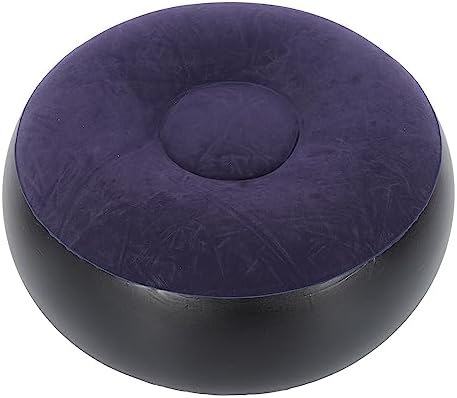 Inflatable Stool, Portable Inflatable Flocking Stool Outdoor Camping Chair Round Inflatable Chair for Home Travel Camping Inflatable Stool, Portable Inflatable Flocking Stool Outdoor Camping Chair Round Inflatable Chair for Home Travel Camping