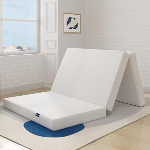 Avenco Folding Mattress, 4 Inch Trifold Mattress, Full Size Folding Mattress for Indoors, RV/Camper Van, Travel, Camping, Guest Room-Breathable Cover & Non-Slip Bottom Avenco Folding Mattress, 4 Inch Trifold Mattress, Full Size Folding Mattress for Indoors, RV/Camper Van, Travel, Camping, Guest Room-Breathable Cover & Non-Slip Bottom