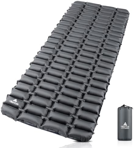 Hikenture Backpacking Sleeping Pad, 28″ Ultra-Wide Camping Mattress with Pump Sack, Inflatable & Ultralight Camping Mat(1154-B2) Hikenture Backpacking Sleeping Pad, 28″ Ultra-Wide Camping Mattress with Pump Sack, Inflatable & Ultralight Camping Mat(1154-B2)