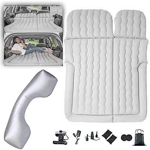 SUV RV Air Mattress Camping Bed Camping Cushion Inflatable Thickened Car Mattress Backseat with Electric Air Pump Flocking Surface Portable Sleeping Pad for Travel Camping Minivan Van Trunk SUV RV Air Mattress Camping Bed Camping Cushion Inflatable Thickened Car Mattress Backseat with Electric Air Pump Flocking Surface Portable Sleeping Pad for Travel Camping Minivan Van Trunk