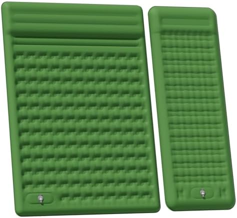 Sleeping Pad 4.7″ Extra Thick, Double and Single Camping Pad Reinforced Support Structure with Built-in Foot Pump and Pillows Portable Camping Air Mattress Bed for Tent Backpacking Hiking Sleeping Pad 4.7″ Extra Thick, Double and Single Camping Pad Reinforced Support Structure with Built-in Foot Pump and Pillows Portable Camping Air Mattress Bed for Tent Backpacking Hiking