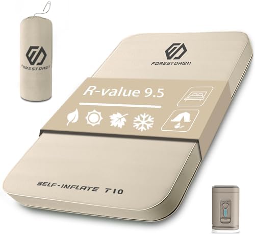 Double Self Inflating Sleeping Pad,4″ Extra Thick Memory Foam Camping Pad, 60S Fast Air Self-Inflating Camping Mattress Pads, 4 Season Sleeping Mat for Camping Rooftop Tent Car Truck Van Double Self Inflating Sleeping Pad,4″ Extra Thick Memory Foam Camping Pad, 60S Fast Air Self-Inflating Camping Mattress Pads, 4 Season Sleeping Mat for Camping Rooftop Tent Car Truck Van
