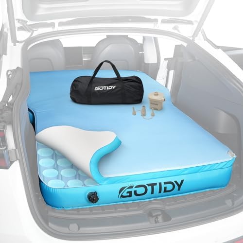 for Tesla Model Y Mattress, Tesla Camping Mattress with Top Layer Memory Foam,4 Seasons, Wireless Rechargeable Air Pump for Tesla Model Y Mattress, Tesla Camping Mattress with Top Layer Memory Foam,4 Seasons, Wireless Rechargeable Air Pump