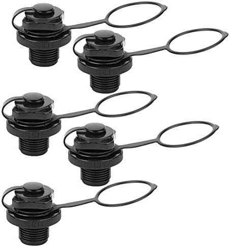 5PCS Towable Tube Plug, 22mm/0.87″ Boston Valve, Inflatable Boat Air Valve, Air Mattress Plug Replacement for Rubber Dinghy Raft Kayak Pool Boat 5PCS Towable Tube Plug, 22mm/0.87″ Boston Valve, Inflatable Boat Air Valve, Air Mattress Plug Replacement for Rubber Dinghy Raft Kayak Pool Boat
