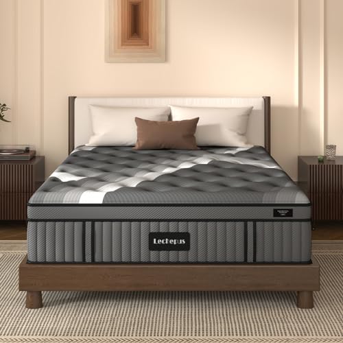 Twin XL Mattress,Lechepus 14Inch Soft Memory Foam Hybrid Mattress in box,Plush Feel Twin XL Size Mattress with Supportive Pocket Coil for Back Pain Relief,Motion Isolation, Fiberglass Free Twin XL Mattress,Lechepus 14Inch Soft Memory Foam Hybrid Mattress in box,Plush Feel Twin XL Size Mattress with Supportive Pocket Coil for Back Pain Relief,Motion Isolation, Fiberglass Free