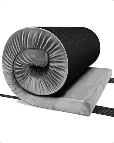 Memory Foam Camping Mattress Pad, 3″ Portable Roll Up Sleeping Pad with Waterproof Cover & Travel Bag, CertiPUR-US Memory Foam Camping Mattress Pad, 3″ Portable Roll Up Sleeping Pad with Waterproof Cover & Travel Bag, CertiPUR-US