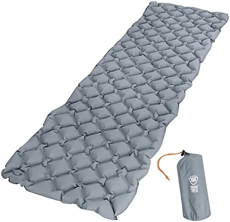 Ultralight Sleeping Pad for Camping – Lightweight Sleeping Mat for Backpacking – Inflatable, & Compact Air Mattress Ultralight Sleeping Pad for Camping – Lightweight Sleeping Mat for Backpacking – Inflatable, & Compact Air Mattress