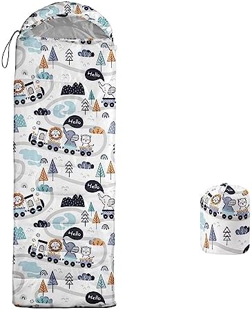 Camping Sleeping Bags for Adults Kids Boys Girls Warm & Cool Weather Waterproof Indoor & Outdoor Backpacking Kawaii Animals Sleeping Bag for All Seasons Camping, Camping Gear Equipment Camping Sleeping Bags for Adults Kids Boys Girls Warm & Cool Weather Waterproof Indoor & Outdoor Backpacking Kawaii Animals Sleeping Bag for All Seasons Camping, Camping Gear Equipment