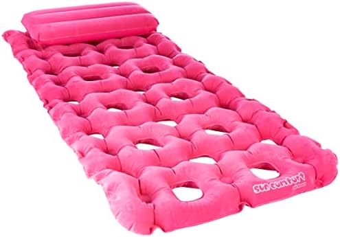 Airhead SUN COMFORT COOL SUEDE Pool Mattress, Raspberry, Single Pool Mattress (AHSC-023) Airhead SUN COMFORT COOL SUEDE Pool Mattress, Raspberry, Single Pool Mattress (AHSC-023)