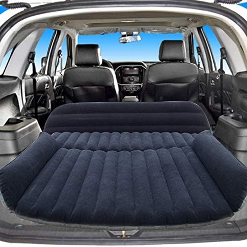 Sibosen Inflatable Car Air Mattress Back Seat, SUV Air Mattress Car Travel Bed with Air Pump Kit, Portable Car Mattress Fast Inflation Bed for Universal Car SUV Truck Home Camping Vacation (Black) Sibosen Inflatable Car Air Mattress Back Seat, SUV Air Mattress Car Travel Bed with Air Pump Kit, Portable Car Mattress Fast Inflation Bed for Universal Car SUV Truck Home Camping Vacation (Black)