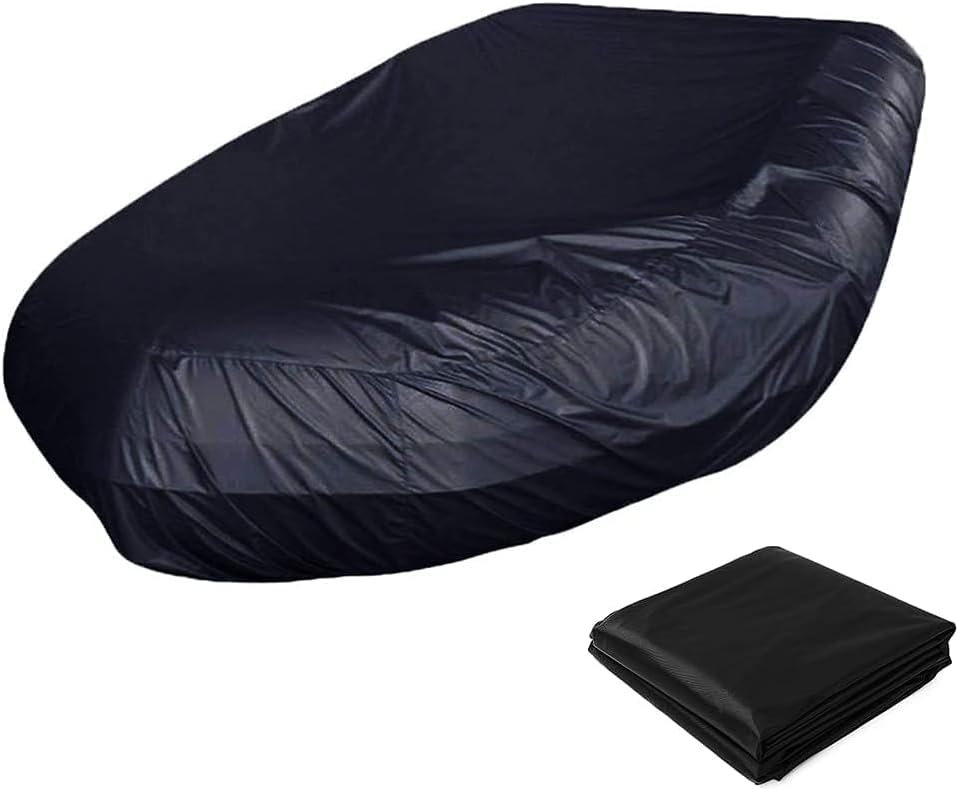 Outdoor Boat Covers Tent Inflatable Rib Boat/Dinghy Waterproof Cover Heavy Duty 600d Oxford Fabric Sun Resistant Inflatable Boat Cover Rubber Protection Dinghy Fishing Kayak (Color : Black Gray, Siz Outdoor Boat Covers Tent Inflatable Rib Boat/Dinghy Waterproof Cover Heavy Duty 600d Oxford Fabric Sun Resistant Inflatable Boat Cover Rubber Protection Dinghy Fishing Kayak (Color : Black Gray, Siz