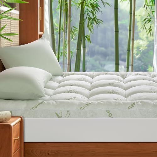 Shilucheng Queen Cooling Mattress Topper, Extra Thick 1100 GSM Down Alternative Fill, Breathable Mattress pad for Back Pain, Soft Breathable Mattress Cover with 8-21″ Deep Pocket (60″x80″) Shilucheng Queen Cooling Mattress Topper, Extra Thick 1100 GSM Down Alternative Fill, Breathable Mattress pad for Back Pain, Soft Breathable Mattress Cover with 8-21″ Deep Pocket (60″x80″)