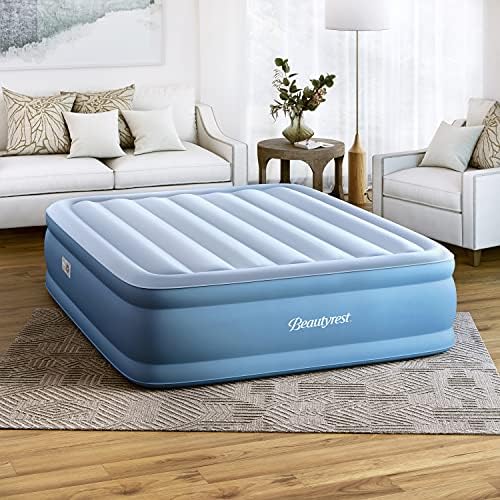 Beautyrest Sensa-Rest Air Bed Mattress with Built-in Pump and Edge Support, 18″ Queen Beautyrest Sensa-Rest Air Bed Mattress with Built-in Pump and Edge Support, 18″ Queen