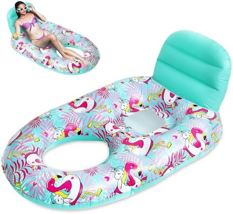 Pool Lounger, 59.06×38.19×25.59 Inch Extra Large Inflatable Lounger Float with Cup Holders Float Pool Lounge Chair Adult Pool Float Pool Accessories for Pool Lake Beach Pool Lounger, 59.06×38.19×25.59 Inch Extra Large Inflatable Lounger Float with Cup Holders Float Pool Lounge Chair Adult Pool Float Pool Accessories for Pool Lake Beach