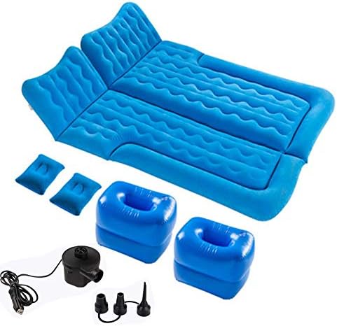 Car Air Mattress Camping Travel Bed with Pump, SUV RV Sleeping Pad for Kid Adult, Inflatable Mattress for Multi-Scene Use and Road Trip,Blue Car Air Mattress Camping Travel Bed with Pump, SUV RV Sleeping Pad for Kid Adult, Inflatable Mattress for Multi-Scene Use and Road Trip,Blue