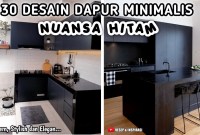 Desain Dapur Modern Kombinasi Kayu Dan Hitam Desain Dapur Modern Kombinasi Kayu Dan Hitam