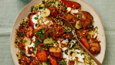 الملفوف المشوي، والجزر السويدي، والقرع: وصفات يوتام أوتولينغي للخضروات الشتوية |  طعام الملفوف المشوي، والجزر السويدي، والقرع: وصفات يوتام أوتولينغي للخضروات الشتوية |  طعام