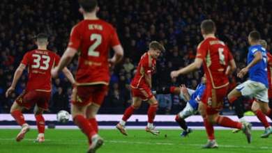 رينجرز يهزم أبردين في نهائي كأس الرابطة ليحصل على أول لقب لفيليب كليمنت |  كأس الدوري الاسكتلندي رينجرز يهزم أبردين في نهائي كأس الرابطة ليحصل على أول لقب لفيليب كليمنت |  كأس الدوري الاسكتلندي