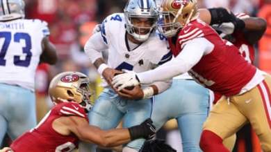 تنبؤات تصفيات الدوري الوطني لكرة القدم الأمريكية: هل 49ers-Ravens Super Bowl أمر لا مفر منه؟ | اتحاد كرة القدم الأميركي تنبؤات تصفيات الدوري الوطني لكرة القدم الأمريكية: هل 49ers-Ravens Super Bowl أمر لا مفر منه؟ | اتحاد كرة القدم الأميركي