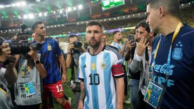 الأرجنتين تلحق بالبرازيل الهزيمة الثالثة على التوالي بعد تأخر عنف الجماهير في ريو |  البرازيل الأرجنتين تلحق بالبرازيل الهزيمة الثالثة على التوالي بعد تأخر عنف الجماهير في ريو |  البرازيل