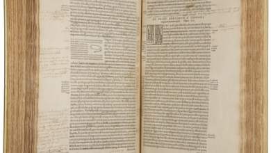 نسخة مشروحة من تحفة أندرياس فيزاليوس في التشريح البشري معروضة للبيع بالمزاد | علوم نسخة مشروحة من تحفة أندرياس فيزاليوس في التشريح البشري معروضة للبيع بالمزاد | علوم