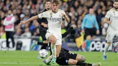 جود بيلينجهام وباز يقودان ريال مدريد إلى فوز مثير على نابولي | دوري أبطال أوروبا جود بيلينجهام وباز يقودان ريال مدريد إلى فوز مثير على نابولي | دوري أبطال أوروبا