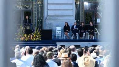 نصب تذكاري يكرم السيناتور الرائدة ديان فاينشتاين: “لقد كانت لبؤة” | ديان فينشتاين نصب تذكاري يكرم السيناتور الرائدة ديان فاينشتاين: “لقد كانت لبؤة” | ديان فينشتاين