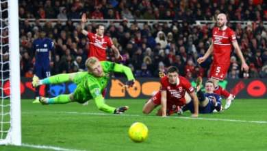 هايدن هاكني يمنح ميدلسبره ميزة كأس كاراباو على تشيلسي |  كأس كاراباو هايدن هاكني يمنح ميدلسبره ميزة كأس كاراباو على تشيلسي |  كأس كاراباو