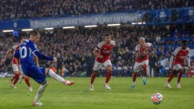 ديكلان رايس ولياندرو تروسارد يسجلان هدفًا متأخرًا ليحصلا على نقطة لأرسنال في تشيلسي | الدوري الممتاز ديكلان رايس ولياندرو تروسارد يسجلان هدفًا متأخرًا ليحصلا على نقطة لأرسنال في تشيلسي | الدوري الممتاز