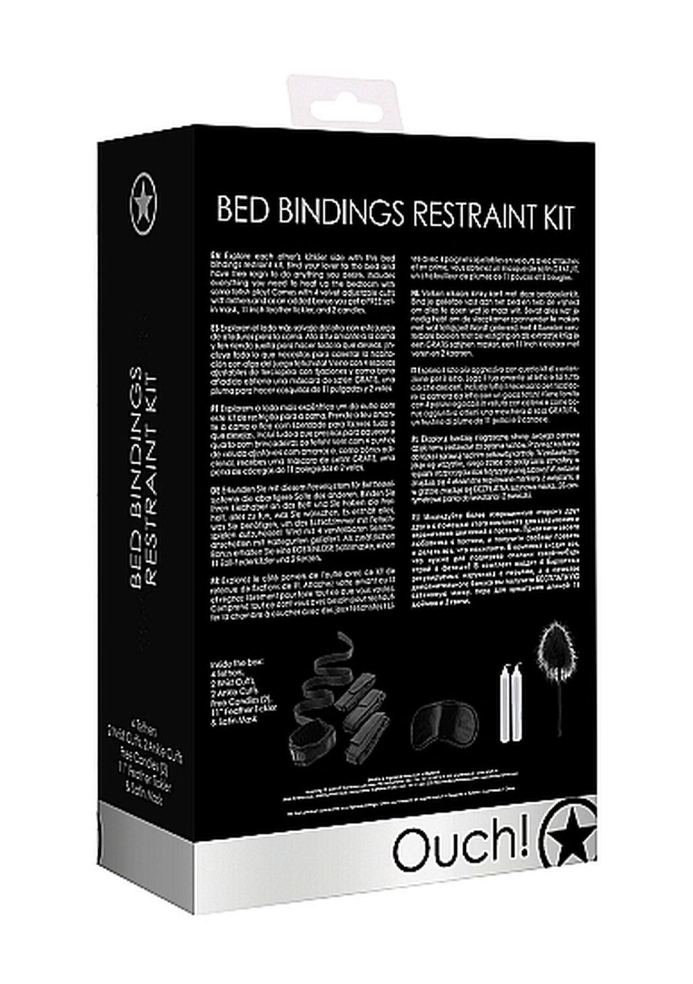 Bed Bindings Restraint Kit – Black