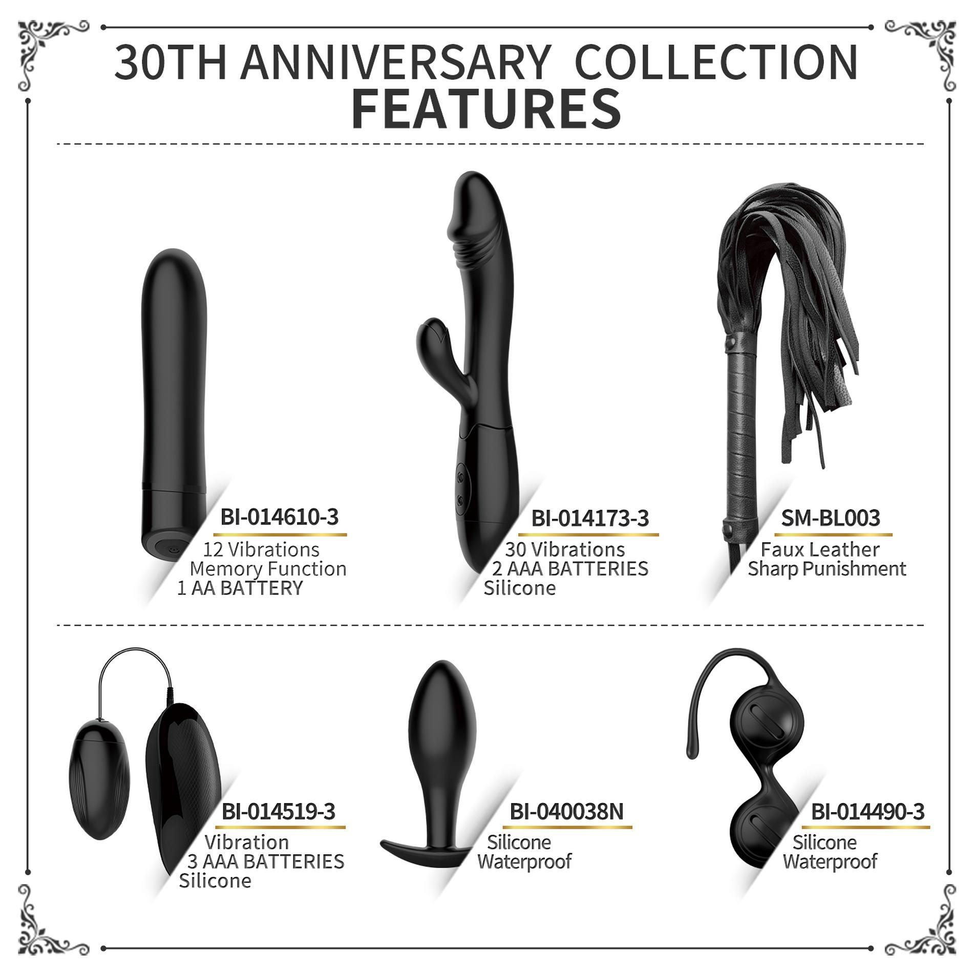 PRETTY LOVE – 30th ANNIVERSARY BAILE, 30 vibration functions Vibration 12 vibration functions