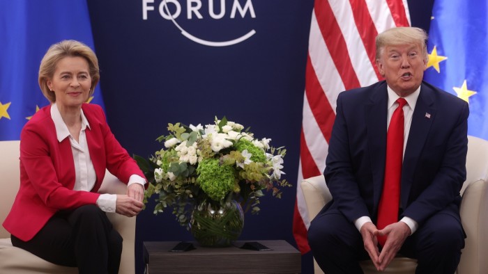 Brussels gives ground as Donald Trump holds firm on 10% tariffs Brussels gives ground as Donald Trump holds firm on 10% tariffs