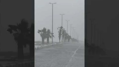 جازان إنذار أحمر والحالة المطرية متواصلة جازان إنذار أحمر والحالة المطرية متواصلة