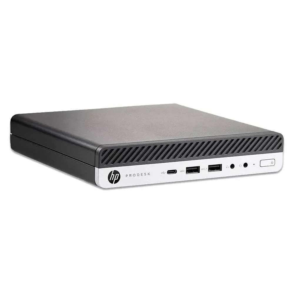 HP EliteDesk 800 G4 DM REFURBISHED i5-8400T 6 x 1,7 GHz do 3,3 GHz 6MB, 1 x 16GB DDR4 SO-DIMM, 256GB nVme SSD, adapter 90W vanjski, Win 11 Pro – jamstvo 1 g. SPOJI > UKLJUČI > KORISTI