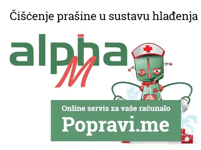 Čišćenje prašine u sustavu hlađenja