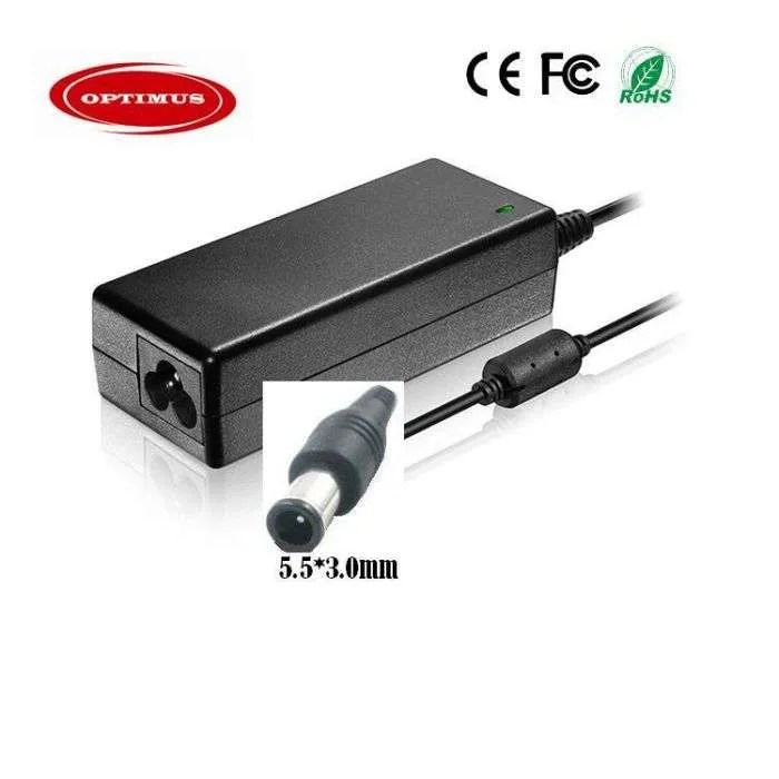 Optimus zamjenski laptop punjač 90w (19v-4.74a), 100-240v, kompatibilno sa Samsung, 5.5×3.0mm konektor