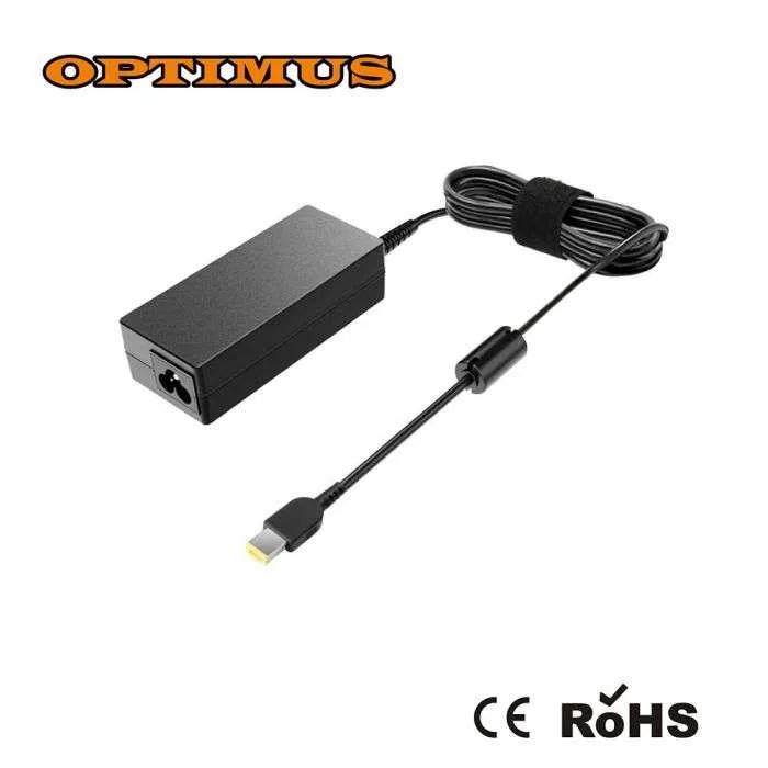 Optimus zamjenski laptop punjač 90w (20v-4.5a), 100-240v kompatibilno s Lenovo, slim usb konektor
