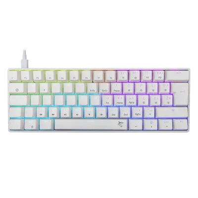 White Shark TIPKOVNICA GK-004212 SHINOBI-2 Bijela – Mehanicka / HR- RED SW.