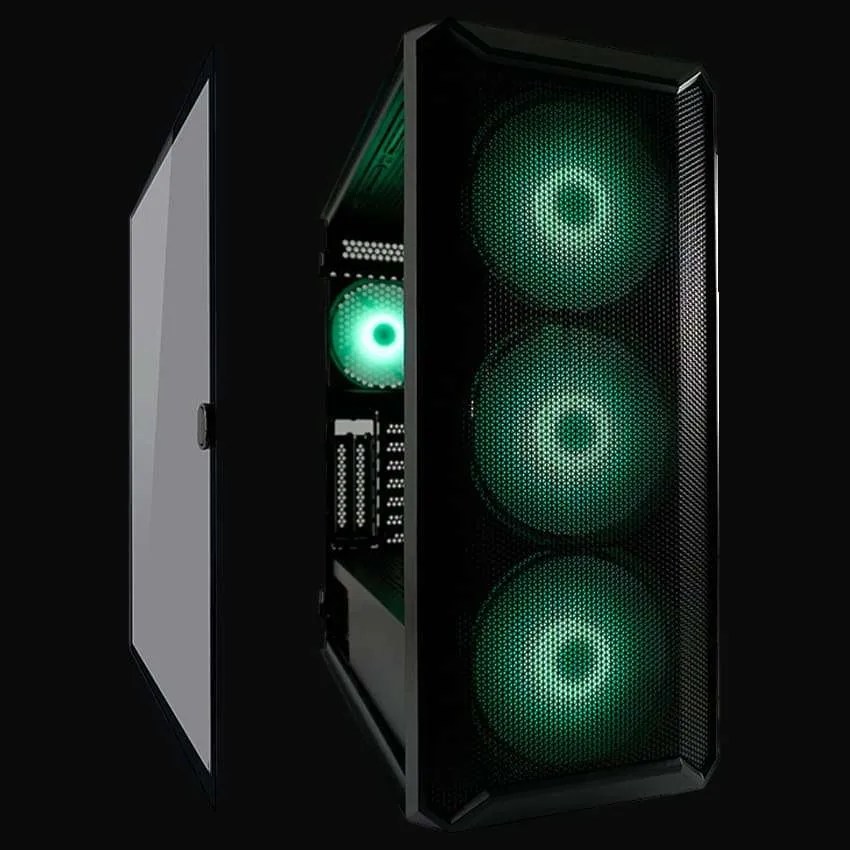 Računalo ALPHA-M gaming INTEL PC1539 POWERED BY ASROCK – AMD Desktop Ryzen 5 6/12T 9600X, 32GB DDR5, SSD 1TB NVMe, Asrock RX 9060 XT – za zahtjevne 3D igre, svakodnevnu uporabu, obradu videa, fotografija i 3D modeliranje