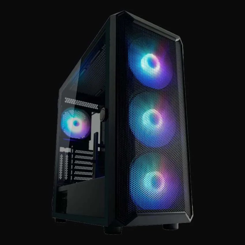 Računalo ALPHA-M gaming INTEL PC1539 POWERED BY ASROCK – AMD Desktop Ryzen 5 6/12T 9600X, 32GB DDR5, SSD 1TB NVMe, Asrock RX 9060 XT – za zahtjevne 3D igre, svakodnevnu uporabu, obradu videa, fotografija i 3D modeliranje