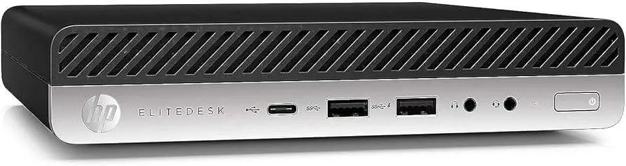 HP EliteDesk 800 G4 DM REFURBISHED i5-8400T 6 x 1,7 GHz do 3,3 GHz 6MB, 1 x 16GB DDR4 SO-DIMM, 256GB nVme SSD, adapter 90W vanjski, Win 11 Pro – jamstvo 1 g. SPOJI > UKLJUČI > KORISTI