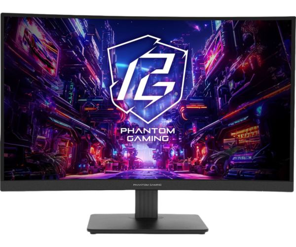 ASRock Gaming Monitor PG27QRT1B, 27″, QHD, VA, 180Hz, 1ms, Curved