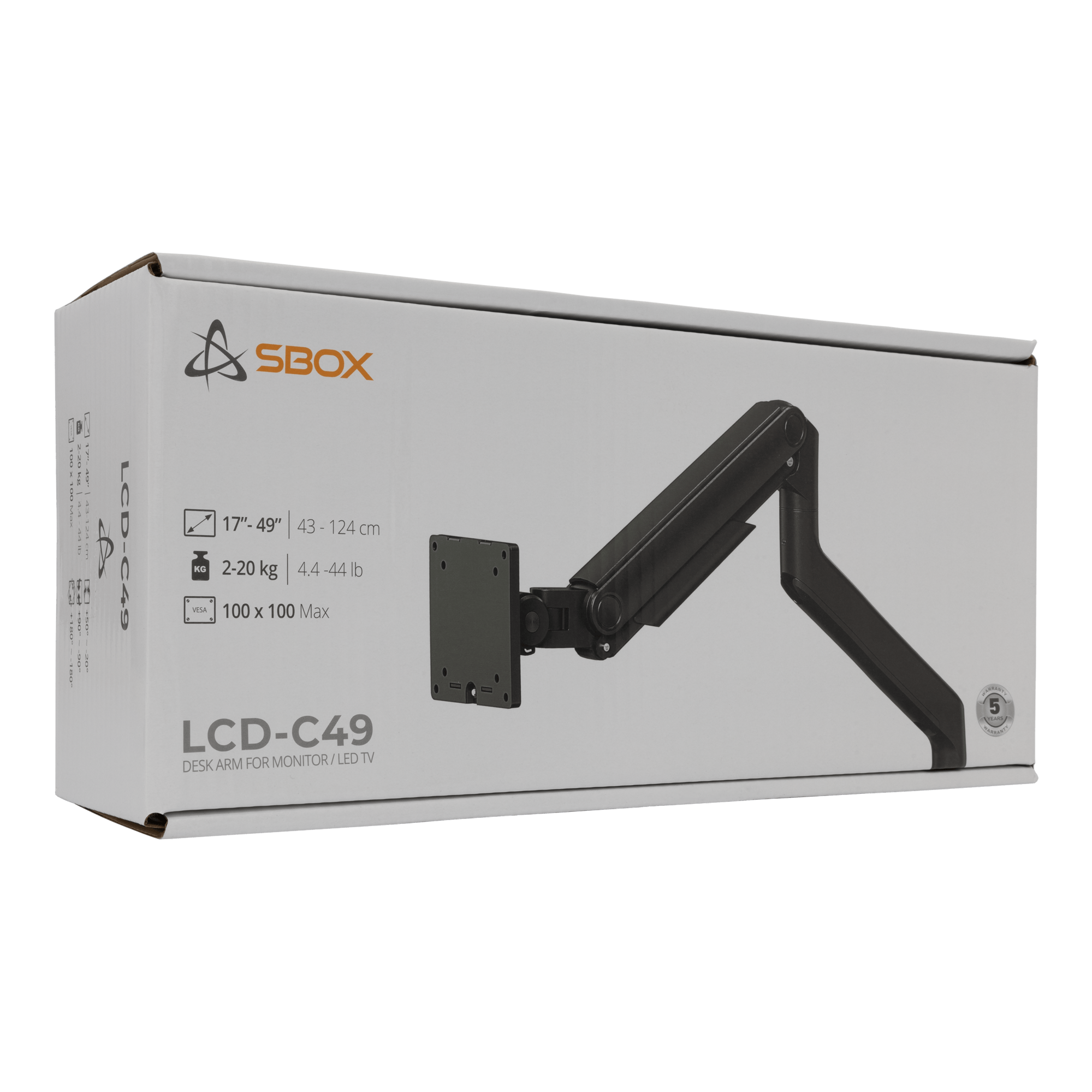 STALAK SBOX Desktop LCD-C49 (17-49”/20kg/100×100)